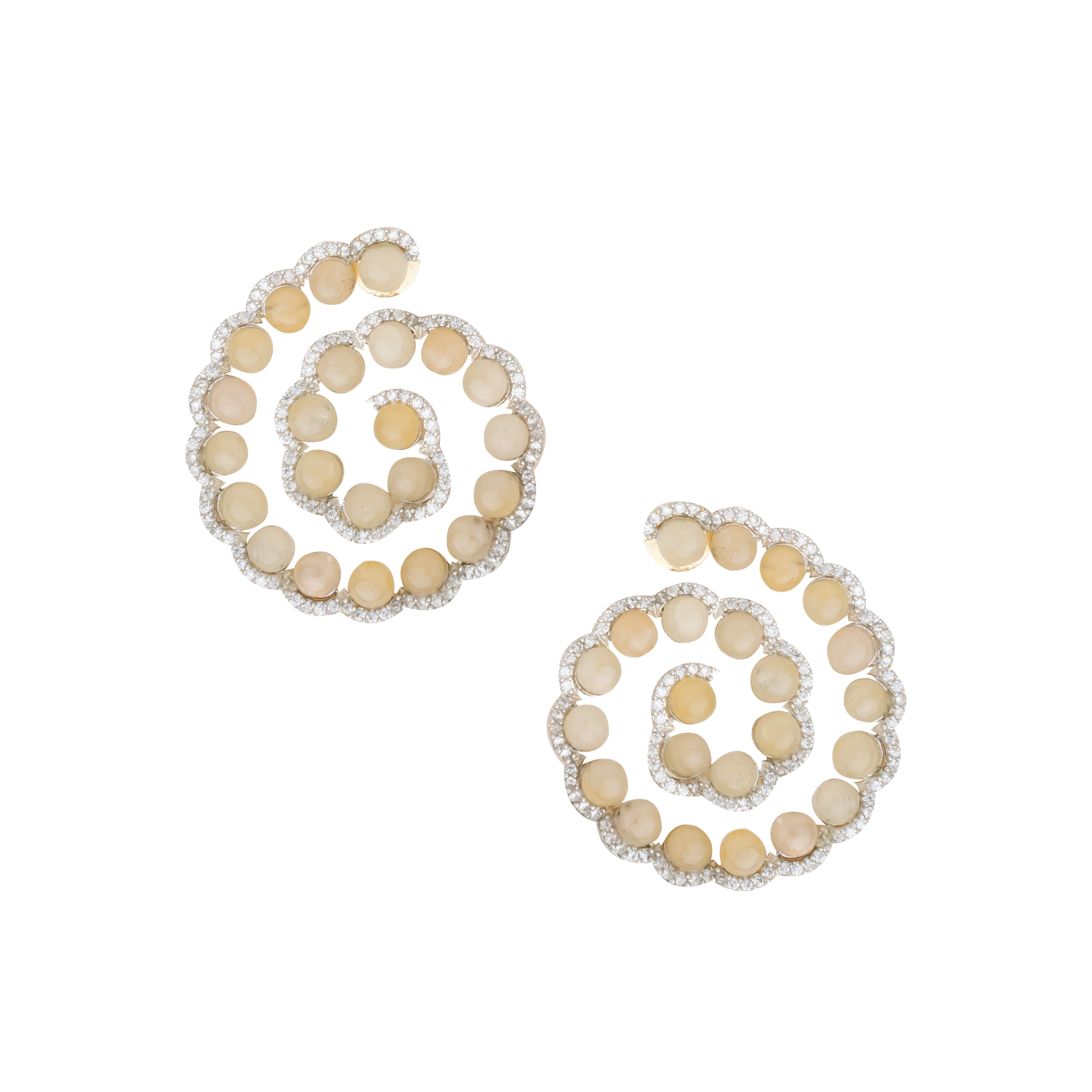 Spiral galaxy - Yellowish Orange