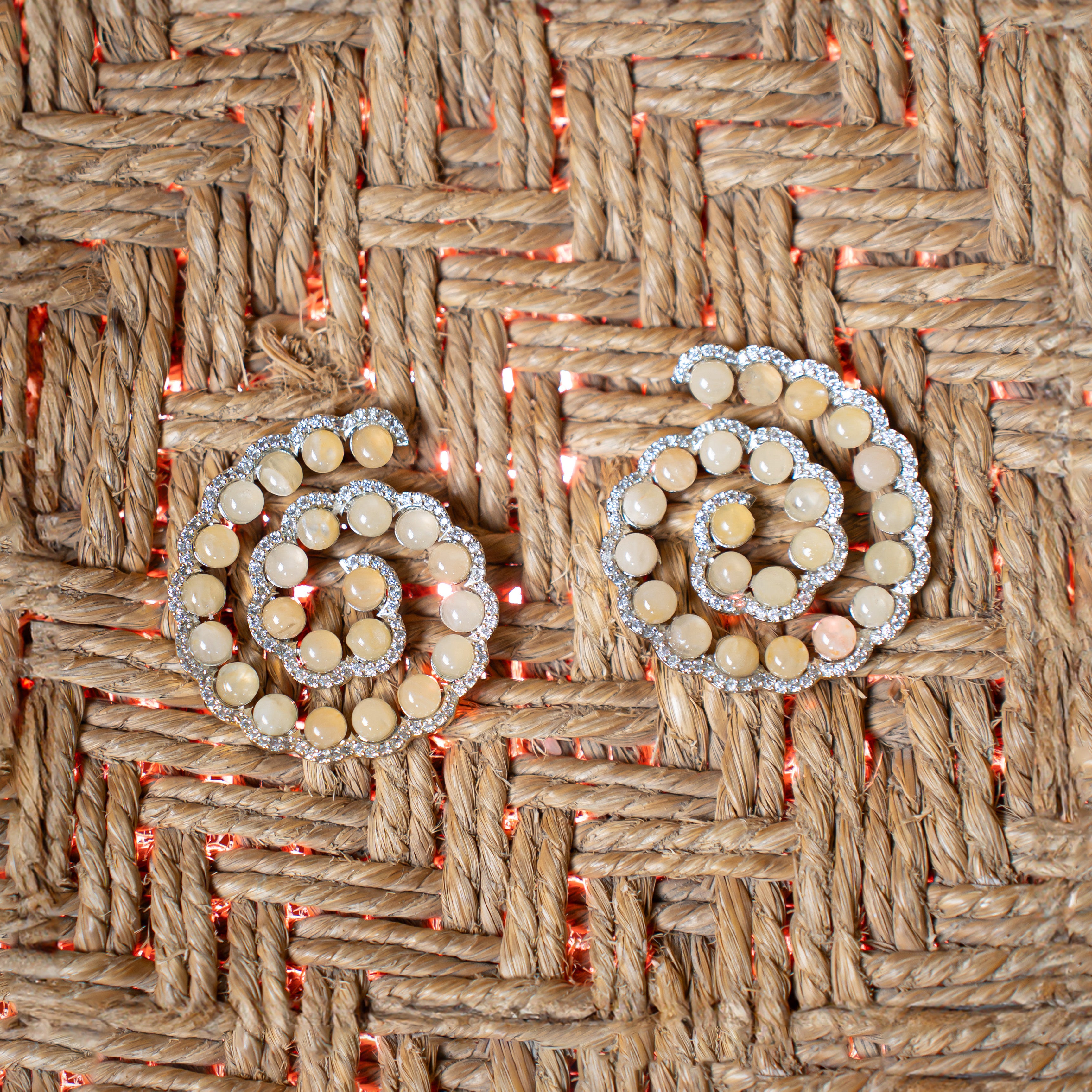 Spiral galaxy - Yellowish Orange