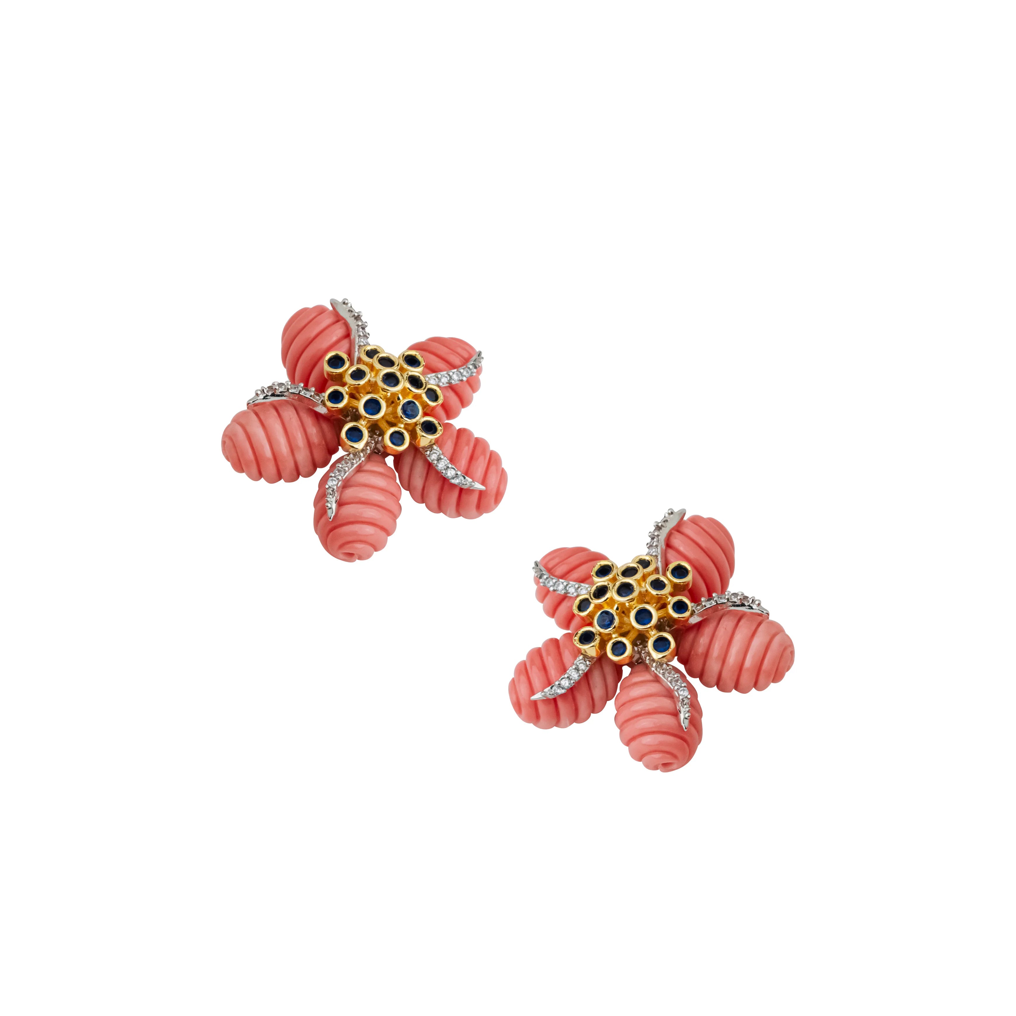 Coral Bloom - Gulf Blue