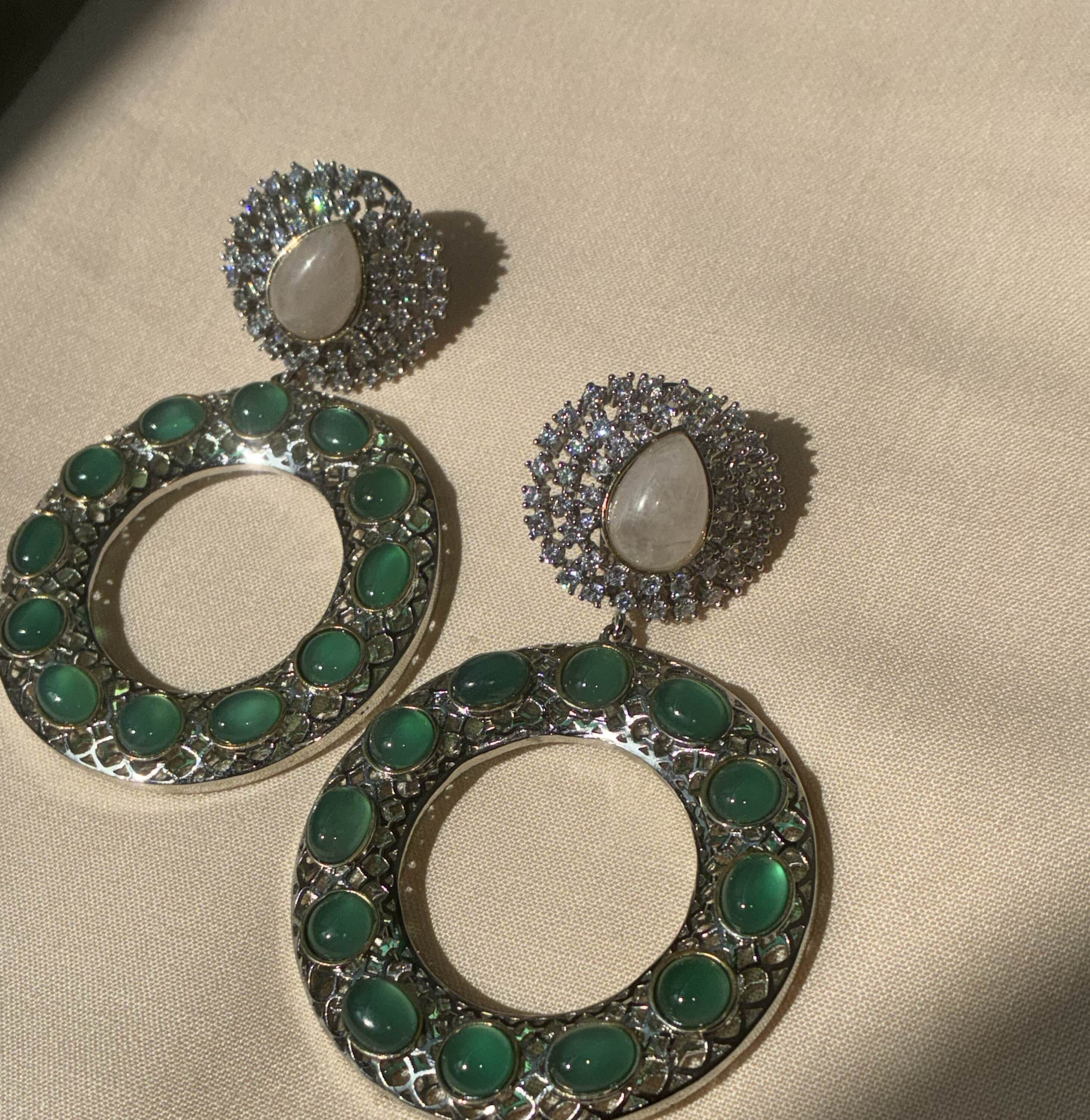 Vede Elegance - Blush pink green