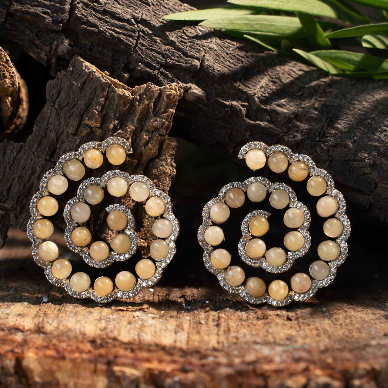 Spiral galaxy - Yellowish Orange