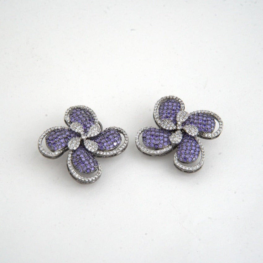 Silken Sparkle - Purply Blue