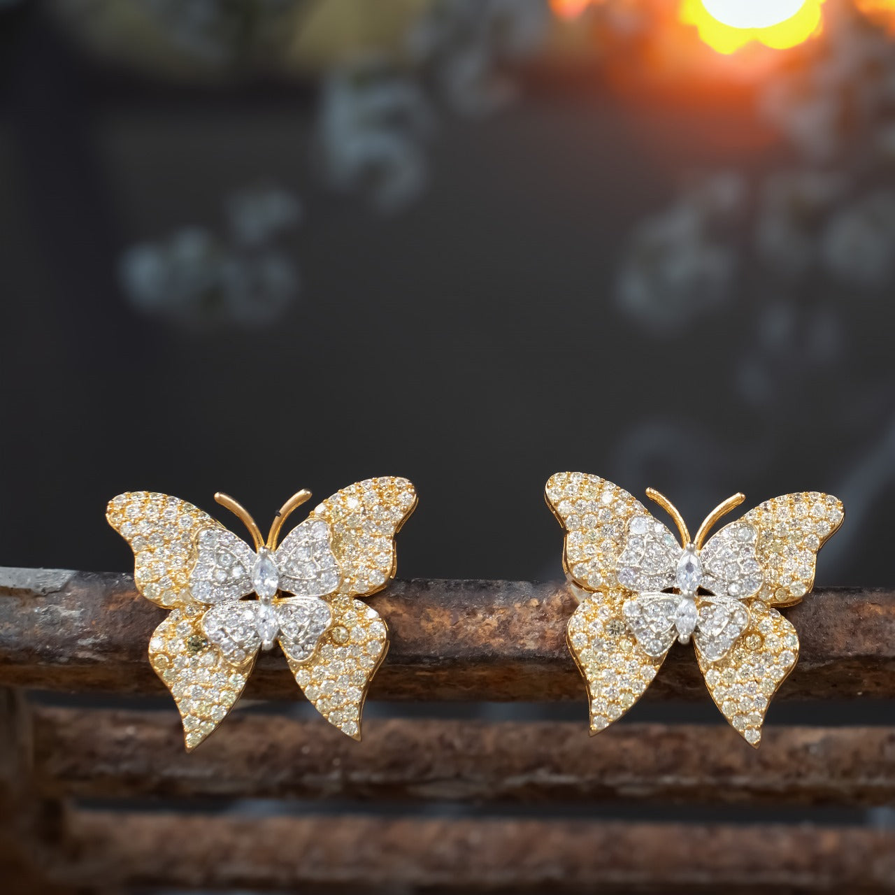 Butterfly love's - Orange Yellow