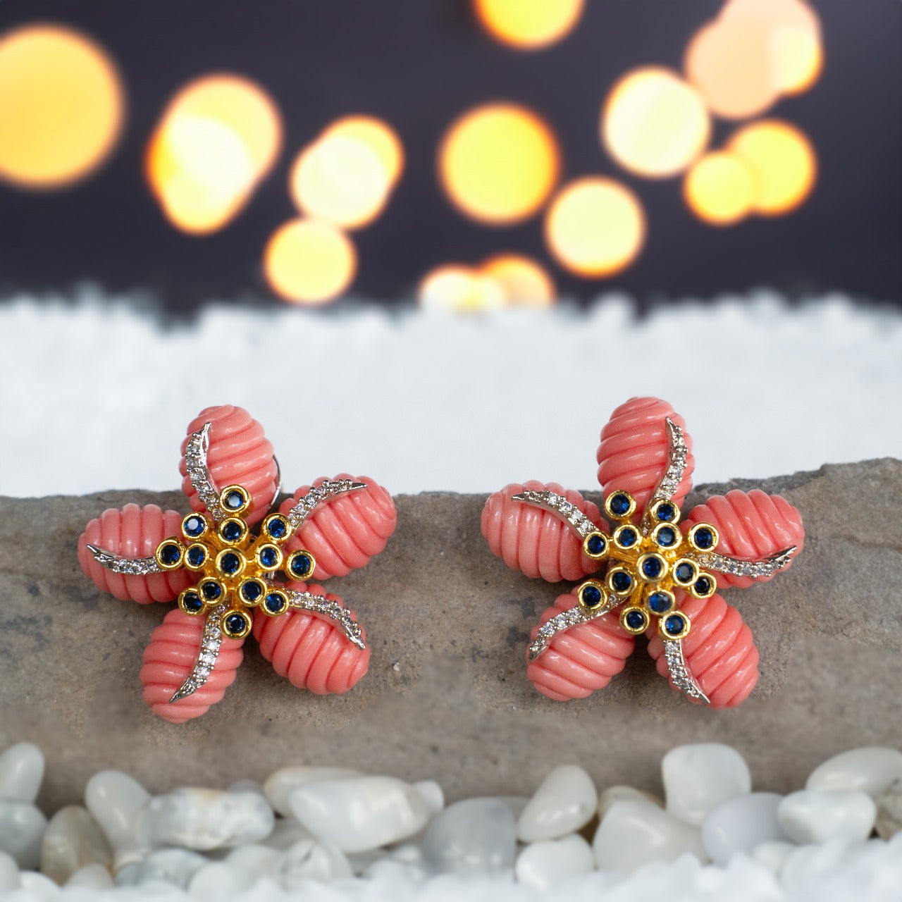 Coral Bloom - Gulf Blue