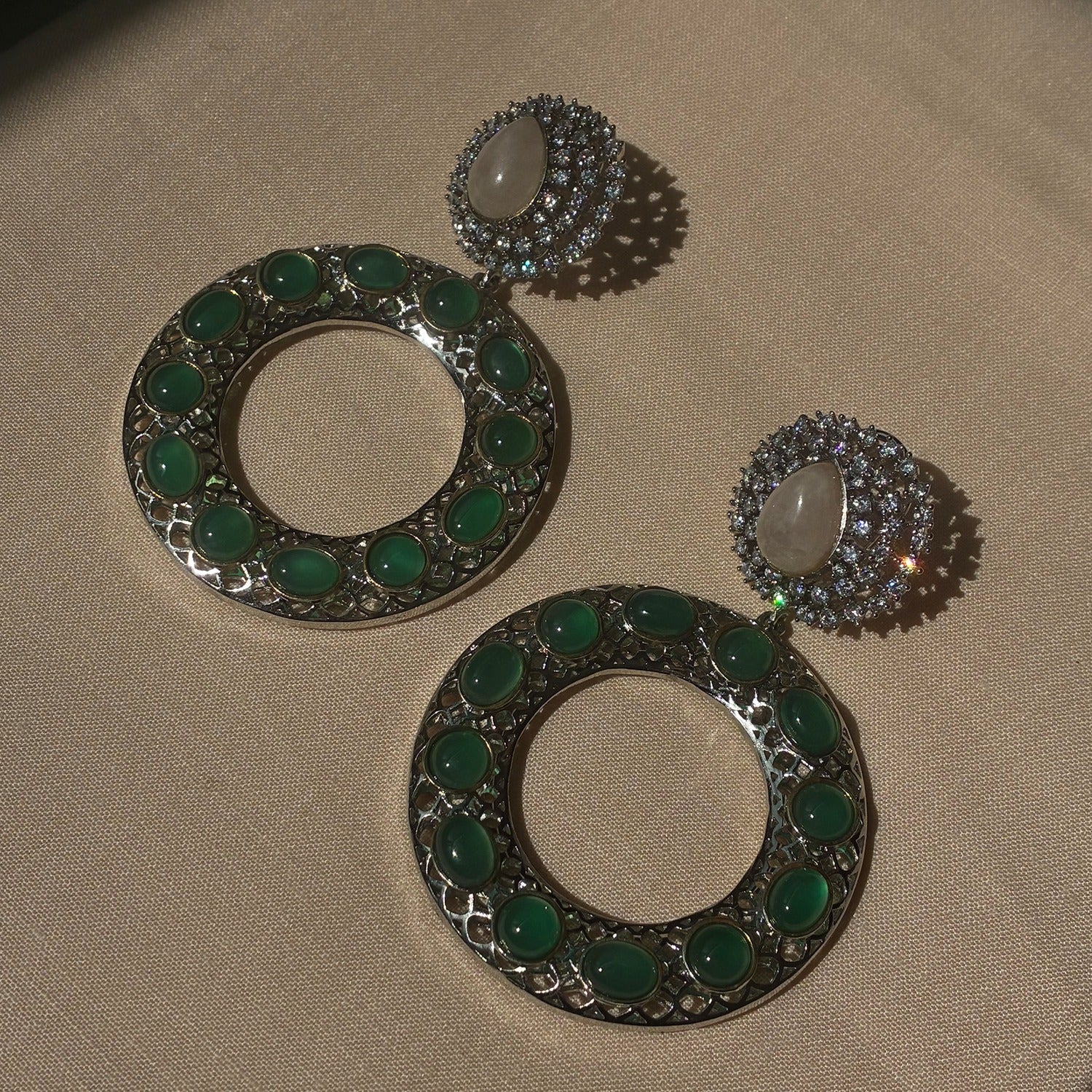 Vede Elegance - Blush pink green